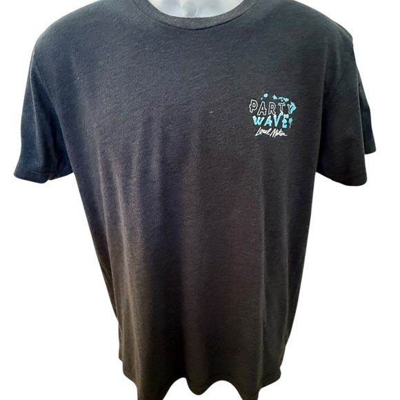 LOCAL MOTION Hawaii Party Wave Tee Shirt Men M Medium - Picture 2 of 6
